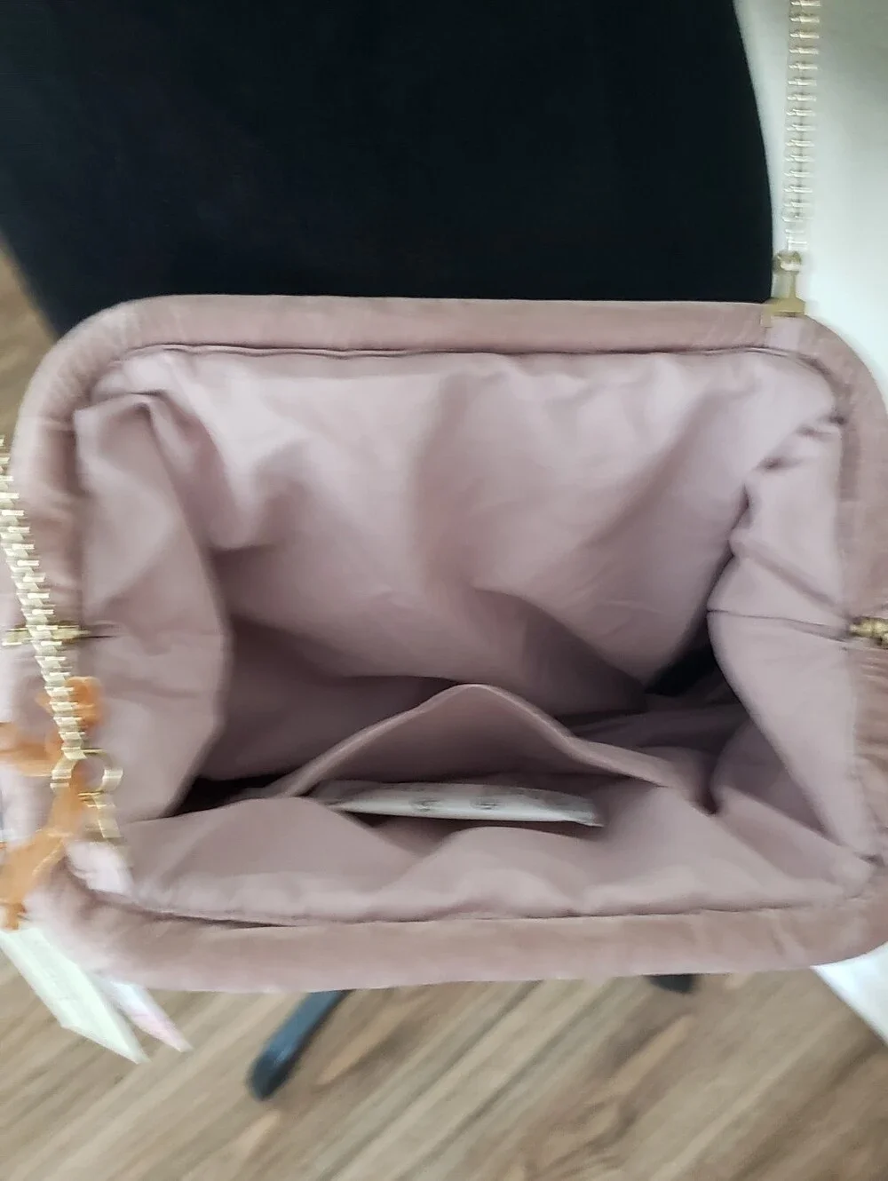 Pink Embellished Velvet Crossbody Bag - Bridal Motif